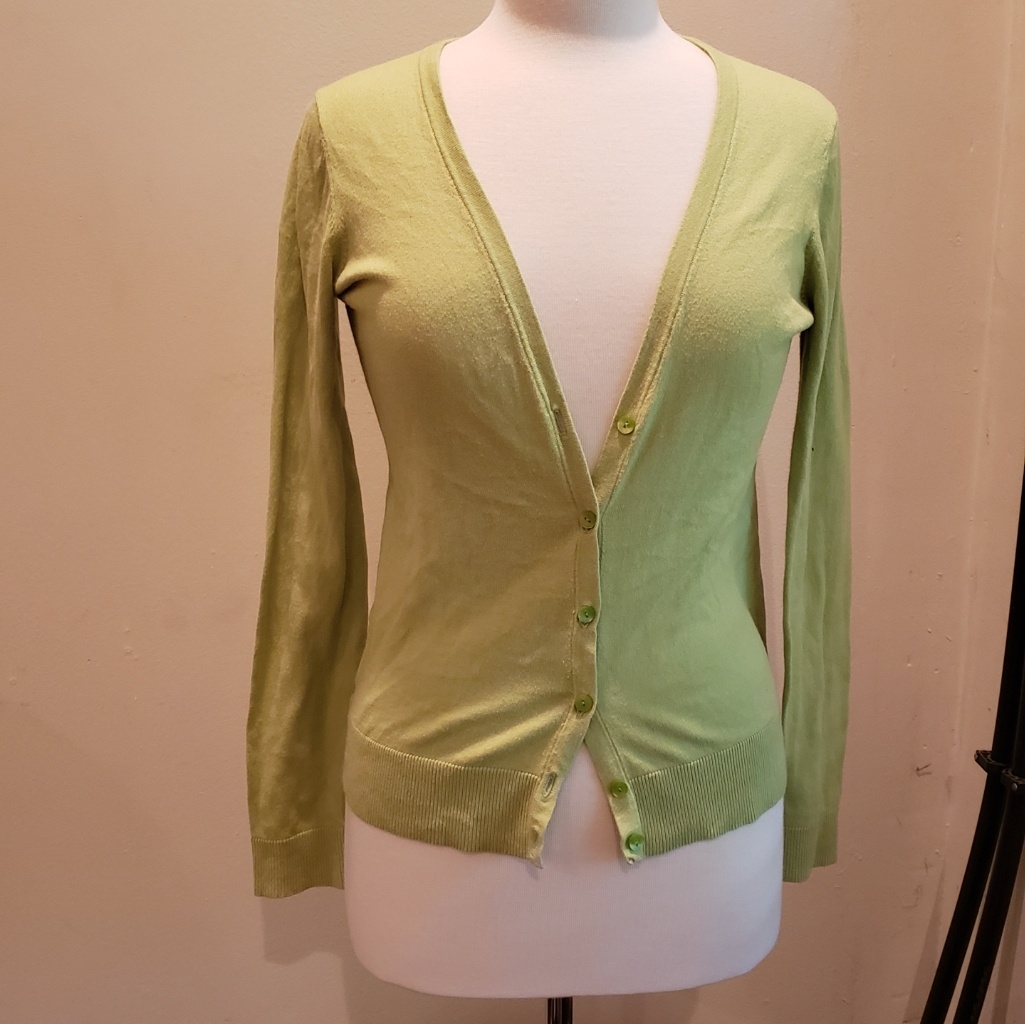 Lime Green Cardigan